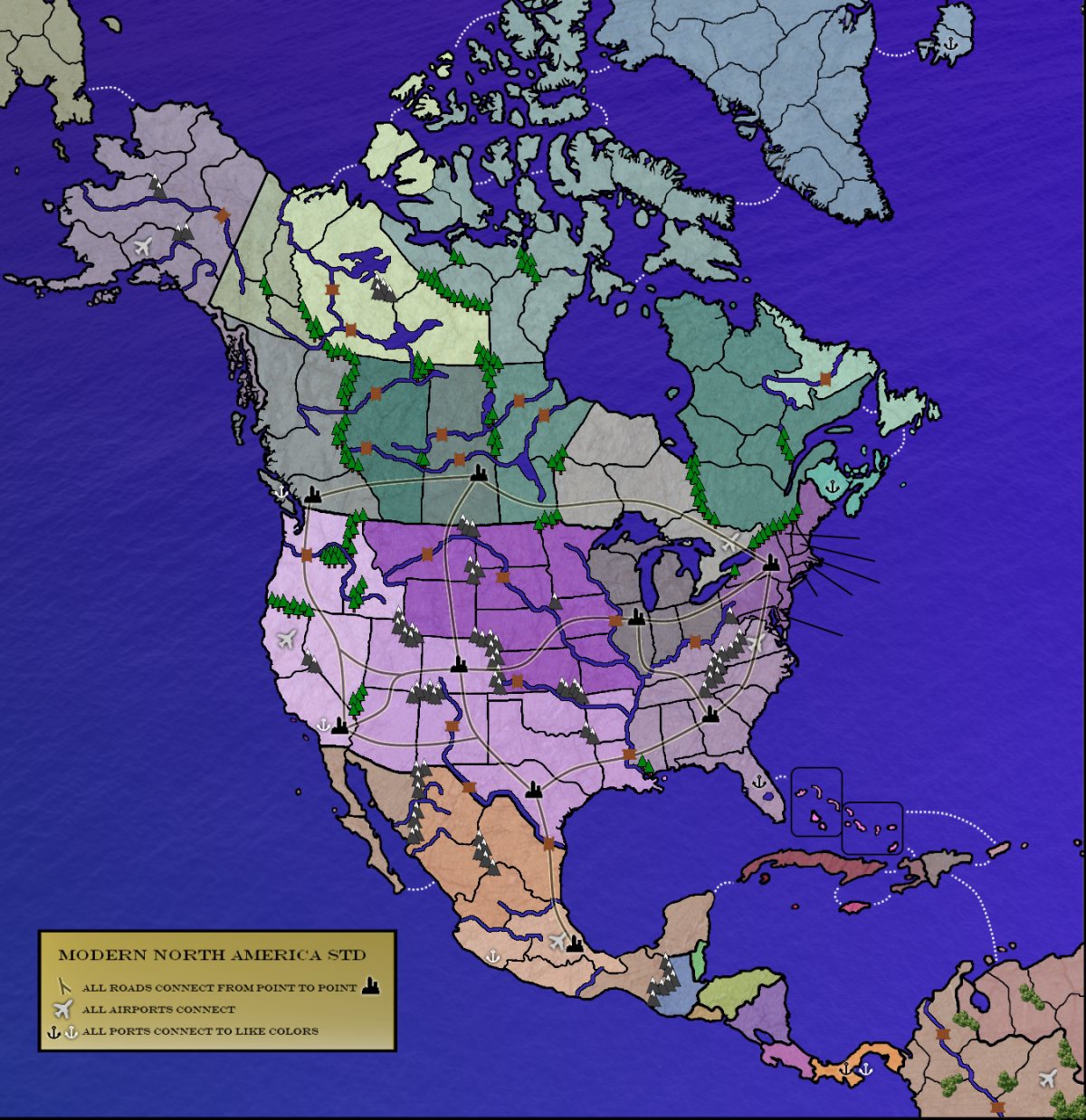 the map